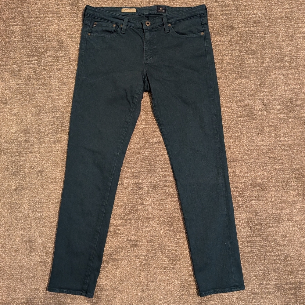 AG Adriano Goldschmied Women's Skinny Jeans - Dark Teal